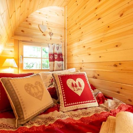 Cabane En Bois Avec Bain Nordique Asnieres-sur-Vegre Buitenkant foto