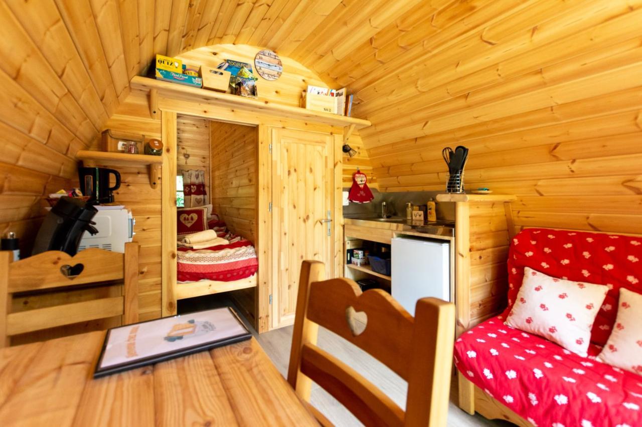 Cabane En Bois Avec Bain Nordique Asnieres-sur-Vegre Buitenkant foto