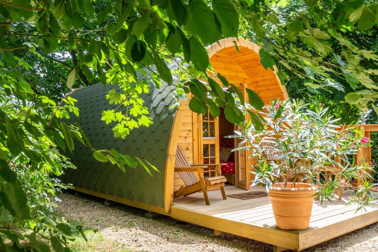 Cabane En Bois Avec Bain Nordique Asnieres-sur-Vegre Buitenkant foto